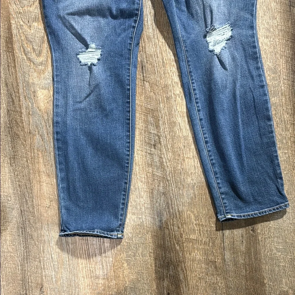 Old Navy Women's Dark Blue Pop Icon High Rise Skinny Jeans - Picture 4 of 6